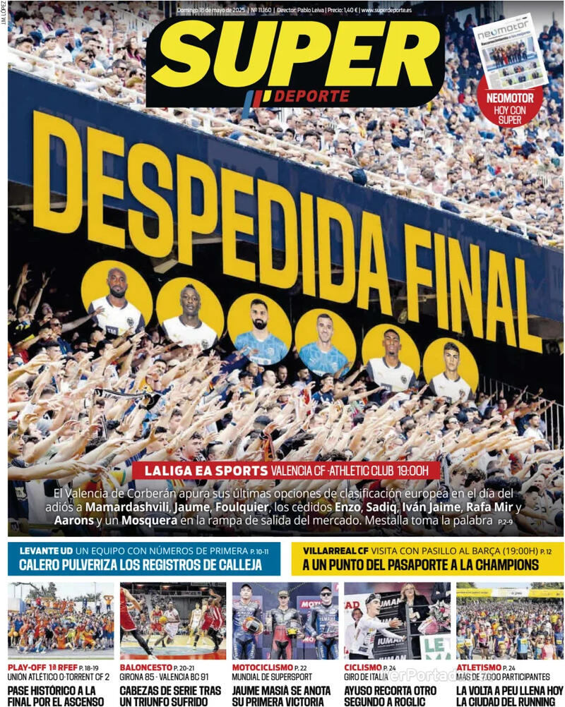 Portada L'Esportiu 2025-05-18