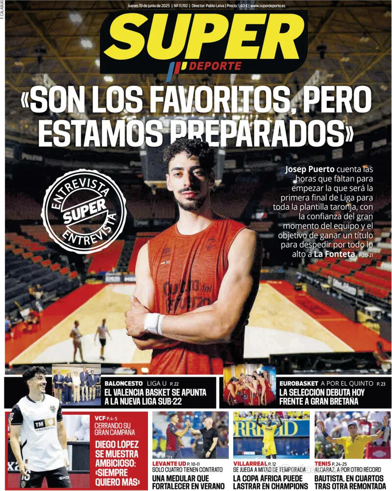 Portada L'Esportiu 2025-06-19