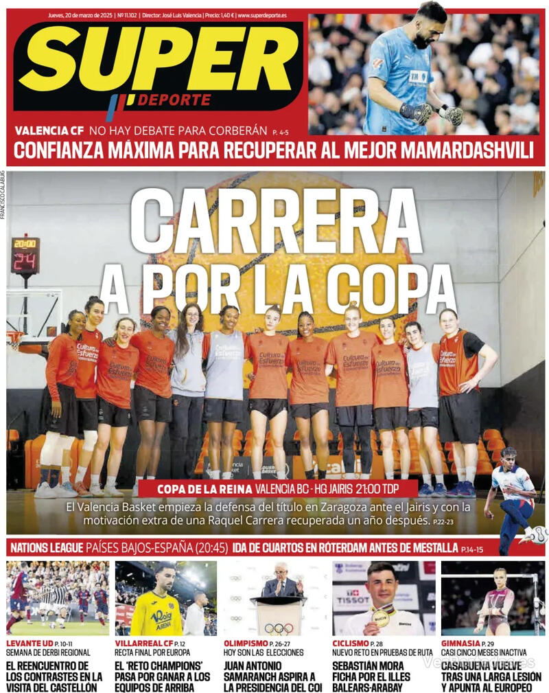 Portada L'Esportiu 2025-03-20