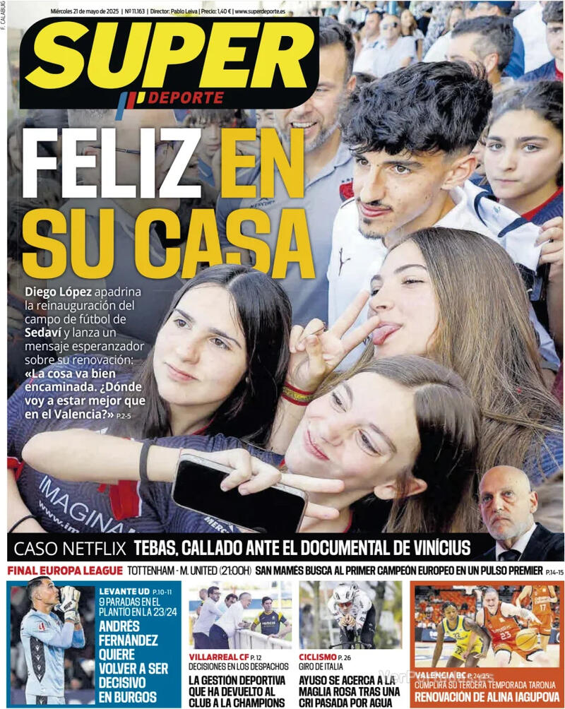 Portada L'Esportiu 2025-05-21