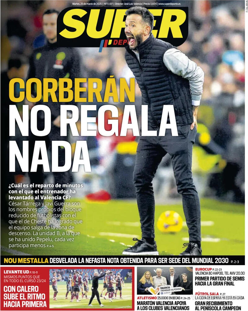 Portada L'Esportiu 2025-03-25
