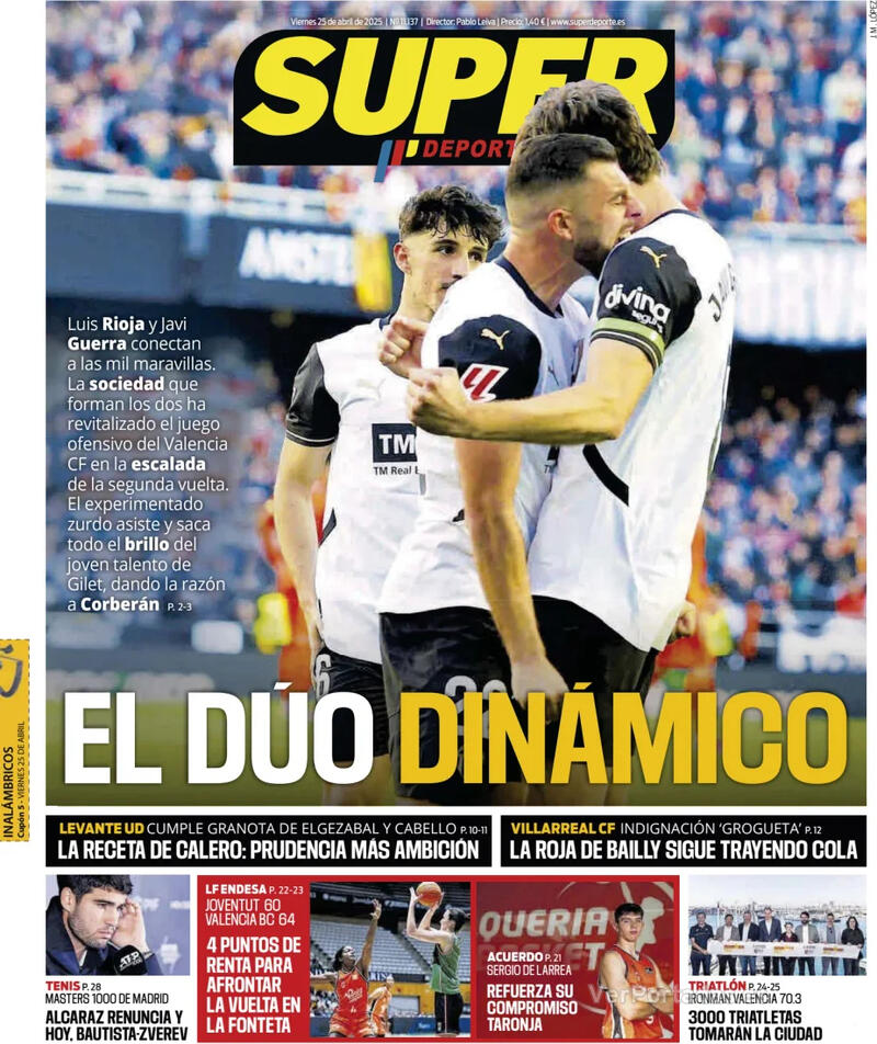 Portada L'Esportiu 2025-04-25