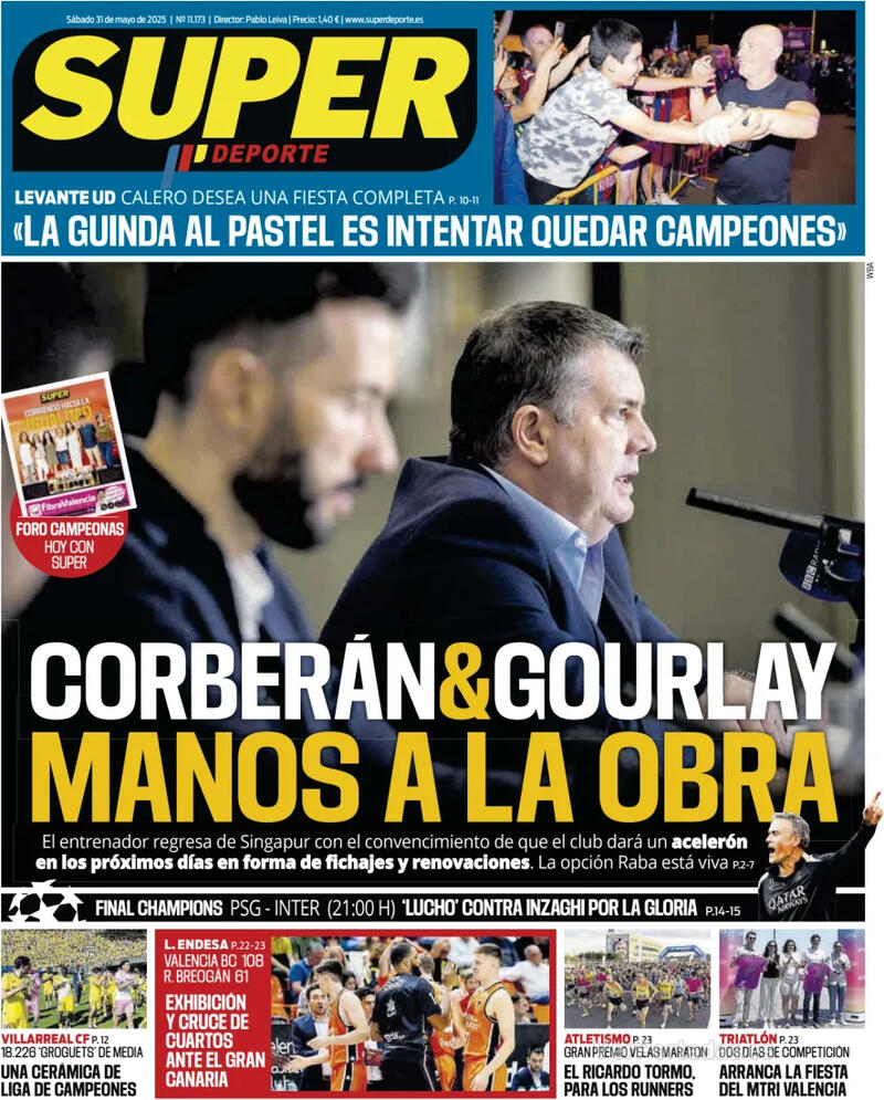 Portada L'Esportiu 2025-05-31