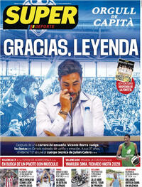 Portada periódico Superdeporte