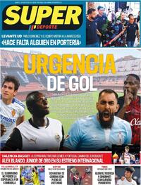 Portada periódico Superdeporte
