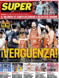 Portada periódico Superdeporte