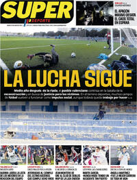 Portada periódico Superdeporte