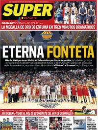 Portada periódico Superdeporte