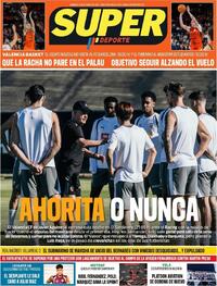 Portada periódico Superdeporte