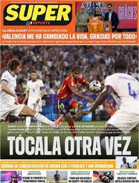 Portada periódico Superdeporte