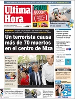 Última Hora - 15-07-2016