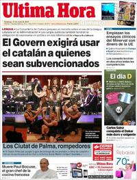 Última Hora - 21-01-2018