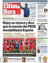 Última Hora - 26-05-2018