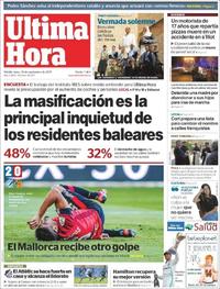 Portada Última Hora 2019-09-30