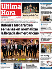 Última Hora - 26-03-2022