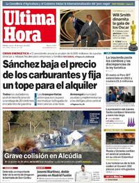 Última Hora - 29-03-2022
