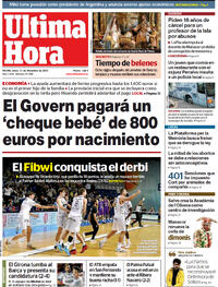 Portada Última Hora 2023-12-11