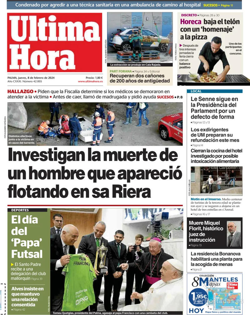 Portada Última Hora 2024-02-09