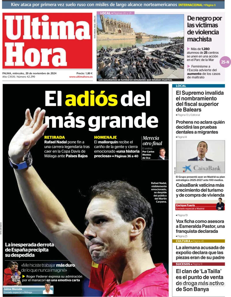 Portada Periódico de Ibiza y Formentera 2024-11-20