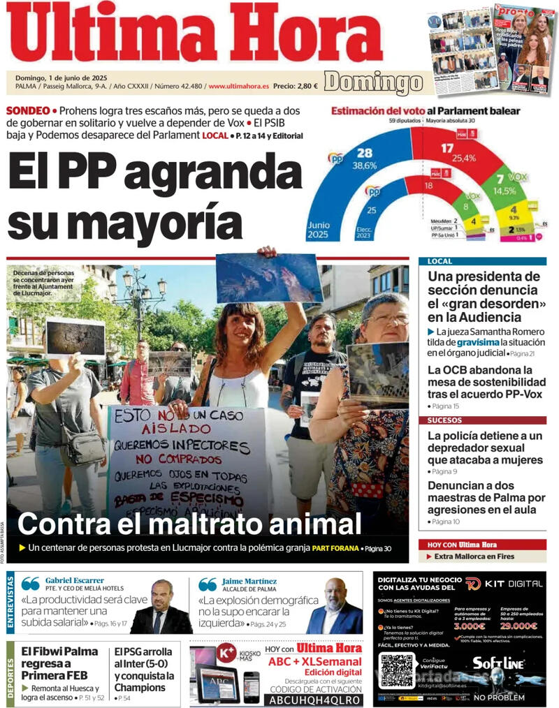 Portada Canarias 7 2025-06-01