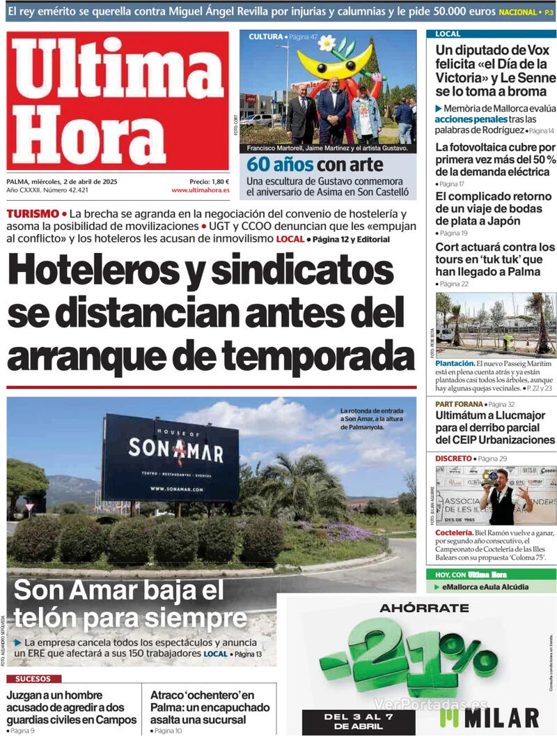 Portada Canarias 7 2025-04-02
