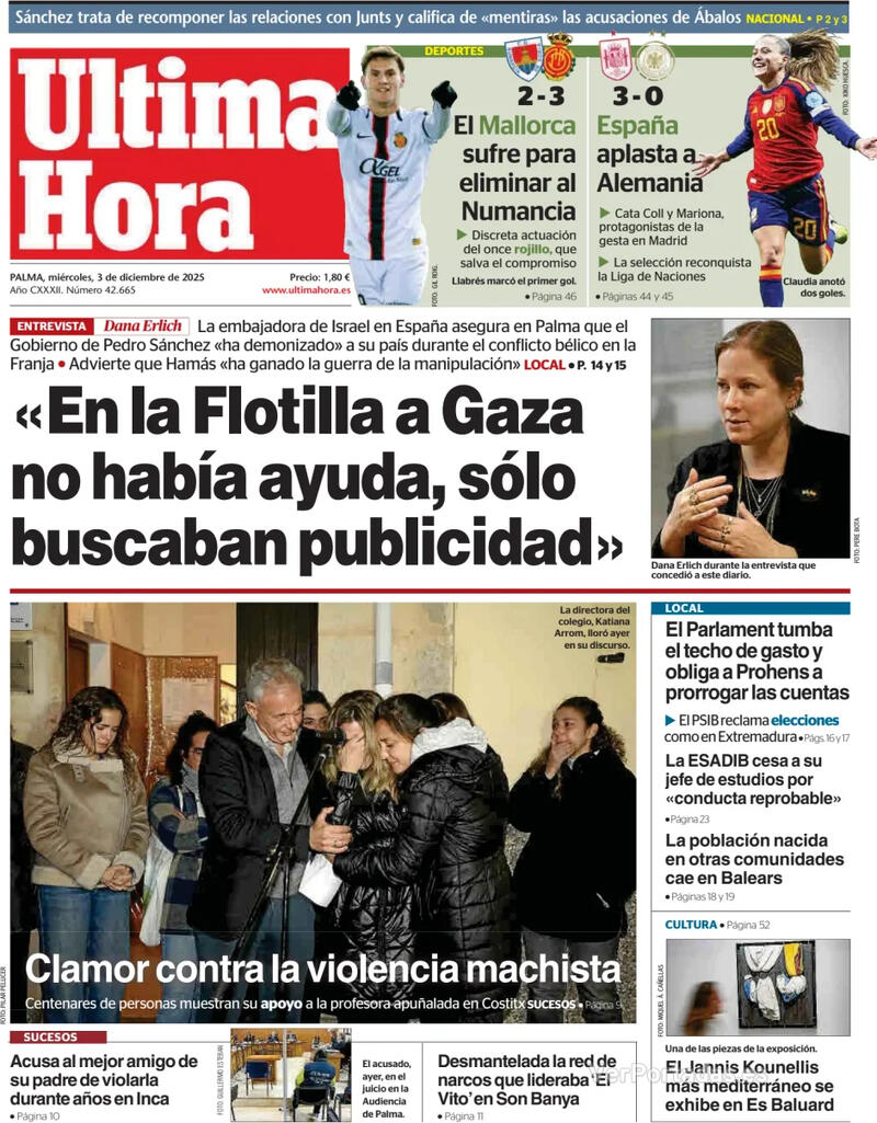 Portada Canarias 7 2025-12-03