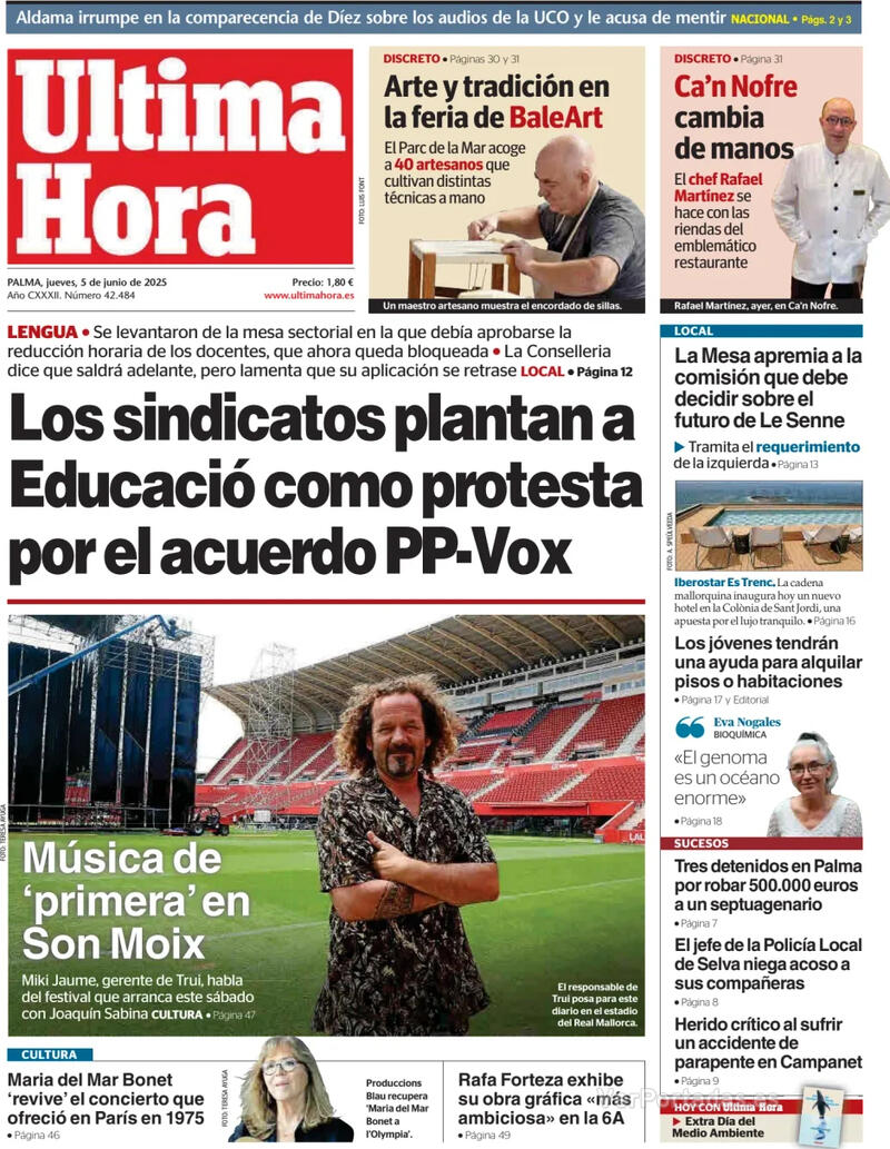 Portada Canarias 7 2025-06-05