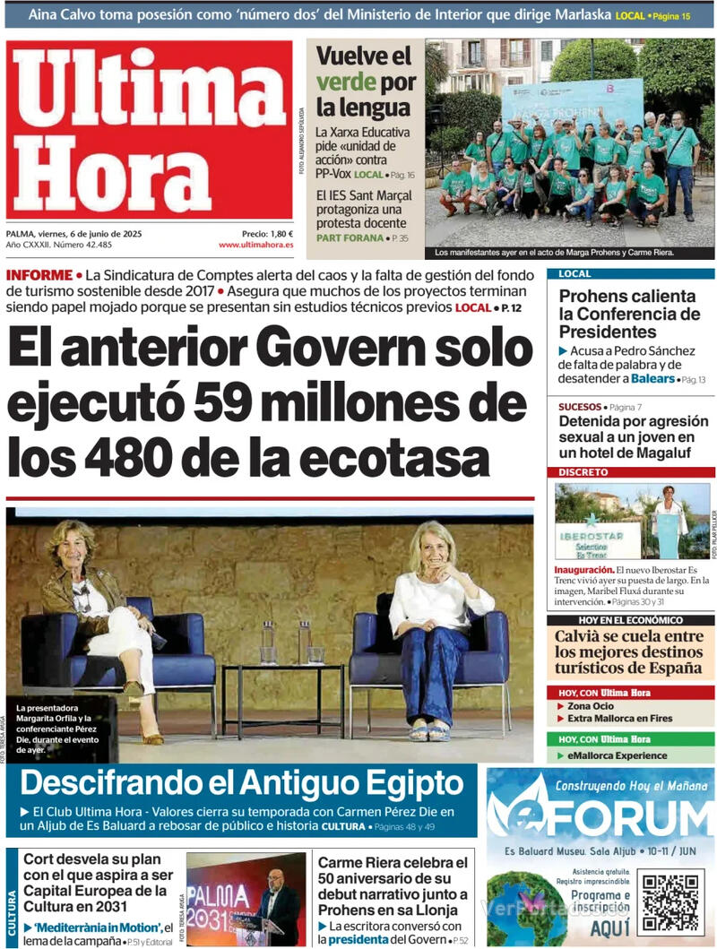 Portada Canarias 7 2025-06-06