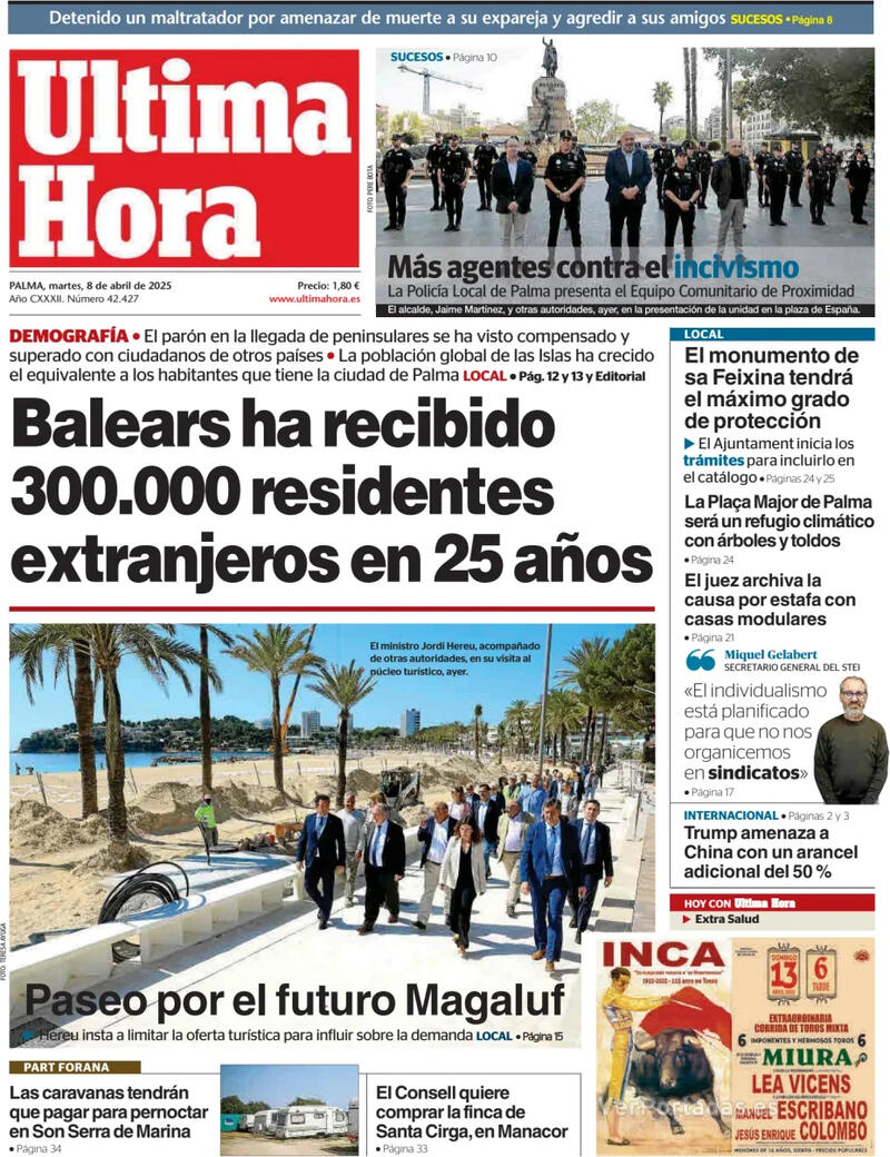 Portada Canarias 7 2025-04-08