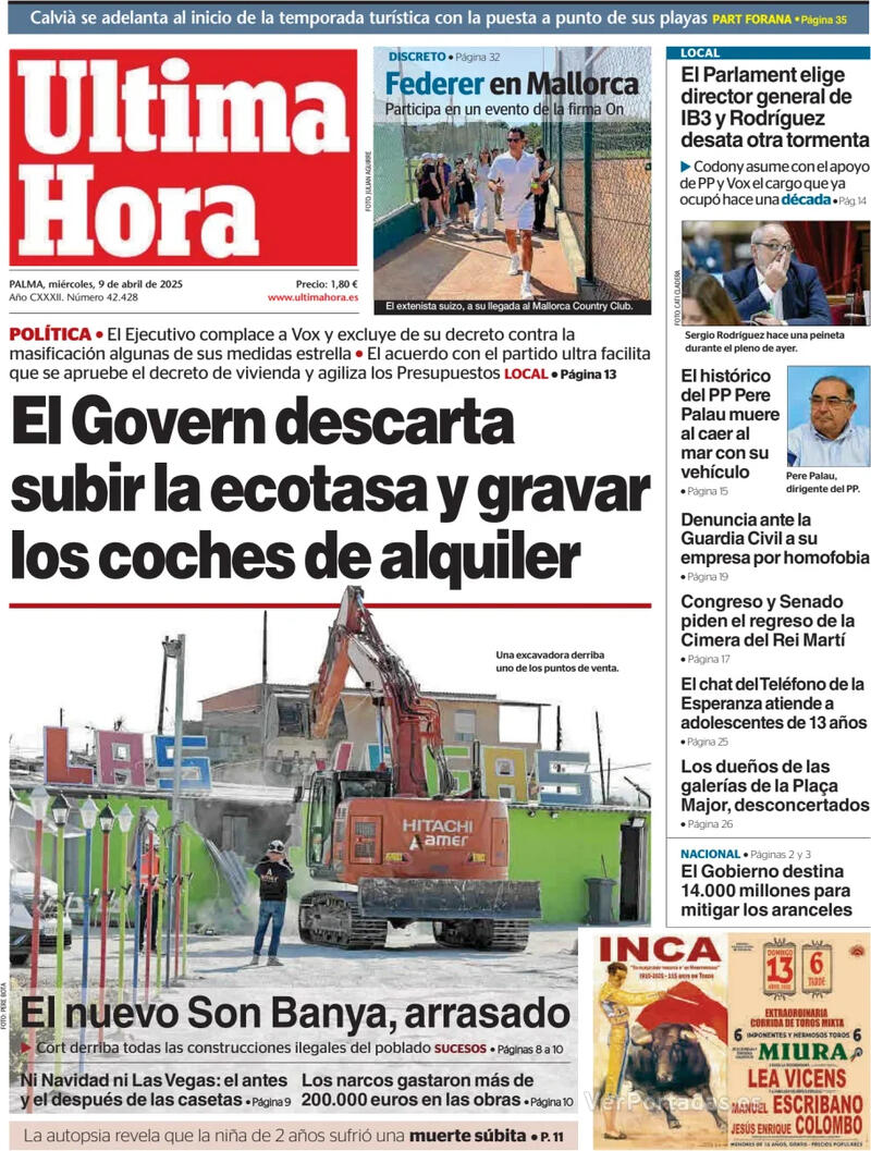 Portada Canarias 7 2025-04-09
