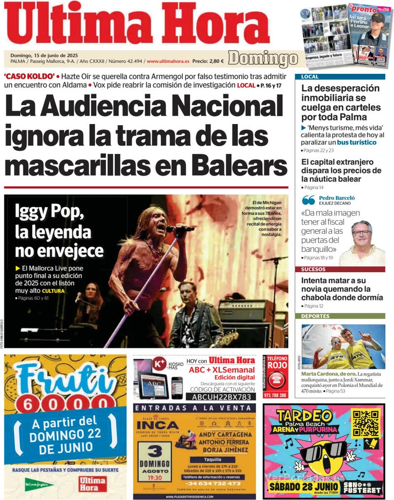 Portada Canarias 7 2025-06-15