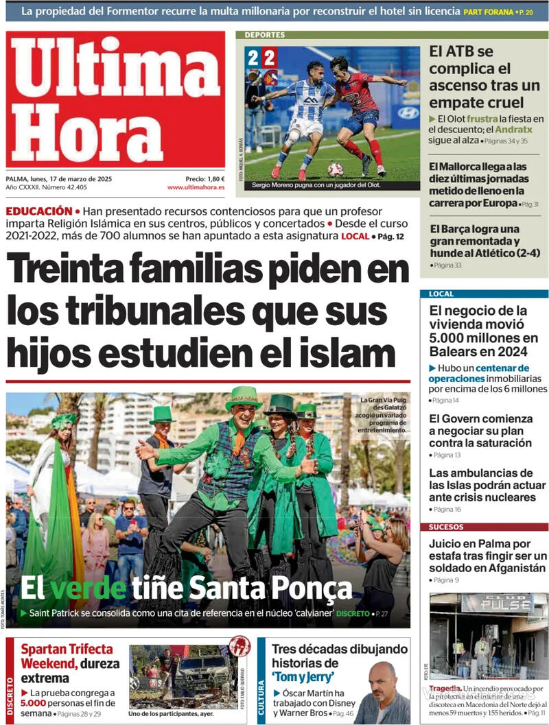 Portada Canarias 7 2025-03-17