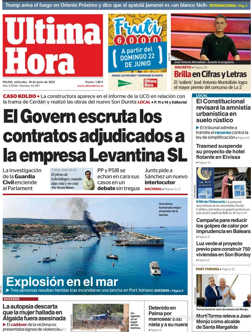Portada Canarias 7 2025-06-18