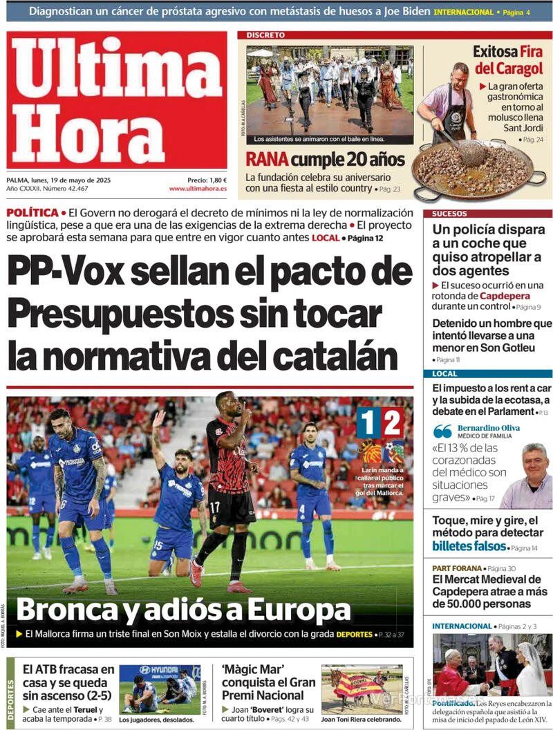 Portada Canarias 7 2025-05-19