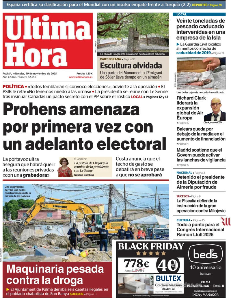 Portada Canarias 7 2025-11-19