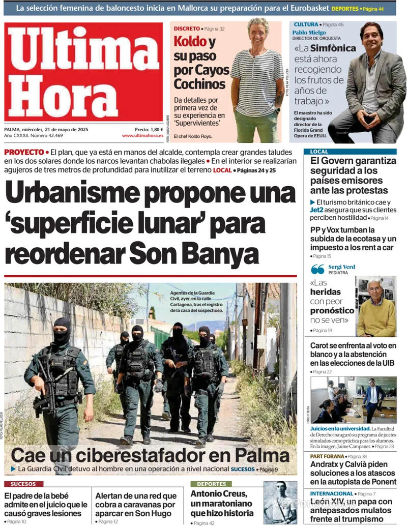 Portada Canarias 7 2025-05-21