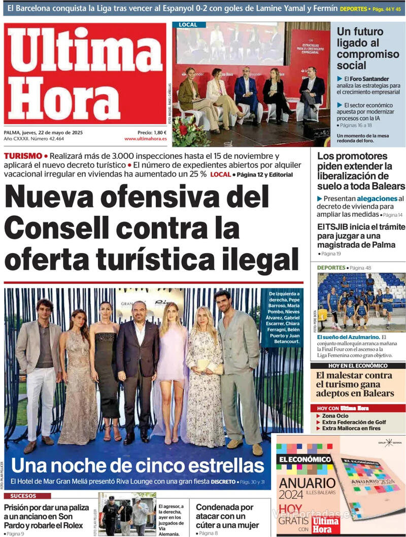 Portada Canarias 7 2025-05-22