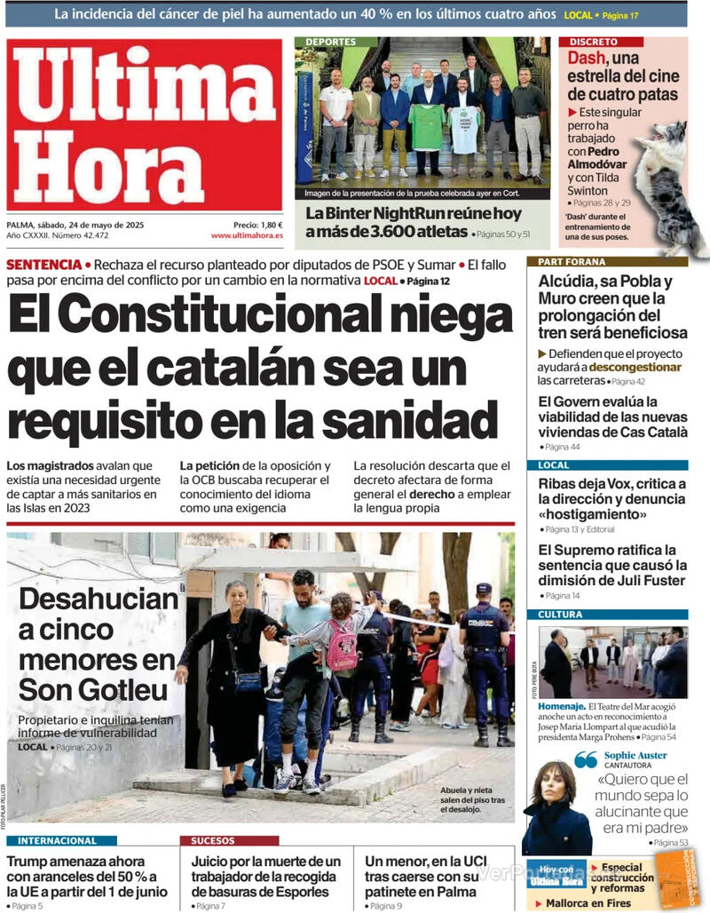 Portada Canarias 7 2025-05-24