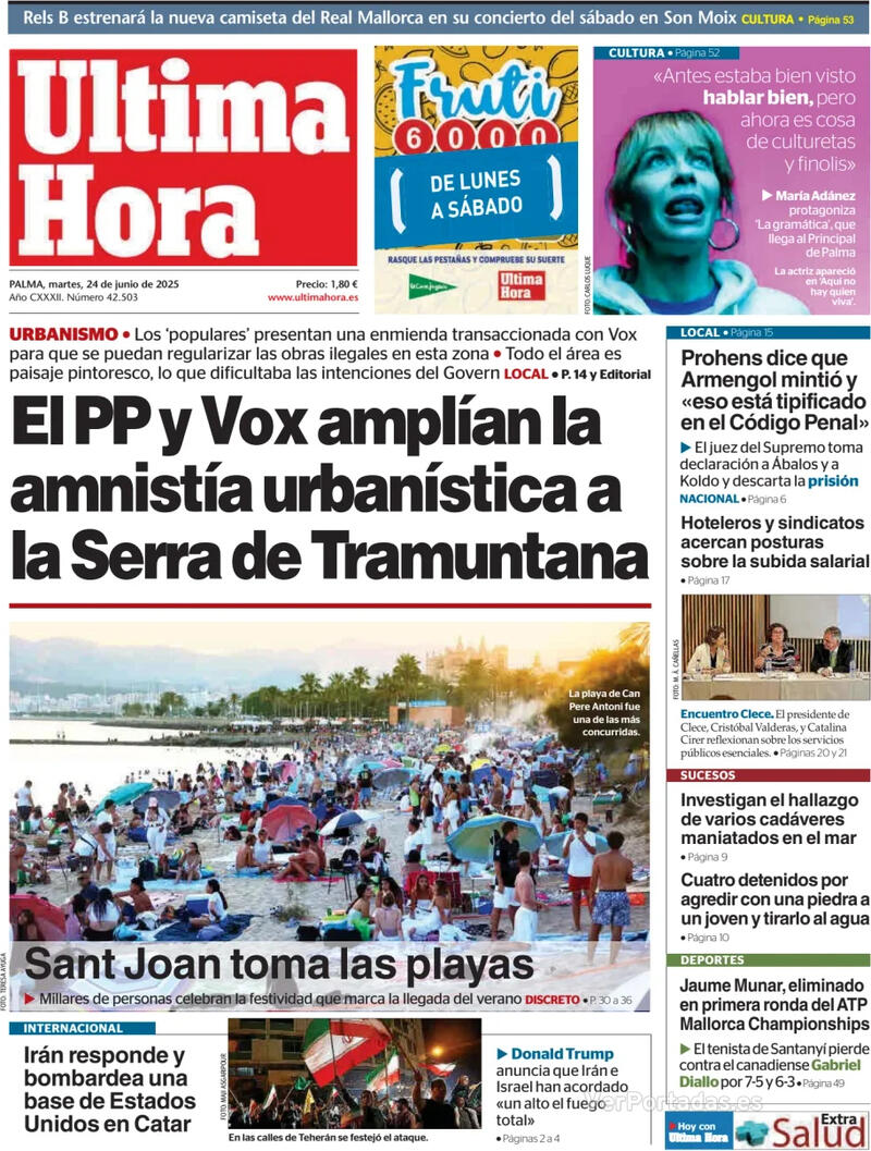 Portada Canarias 7 2025-06-24
