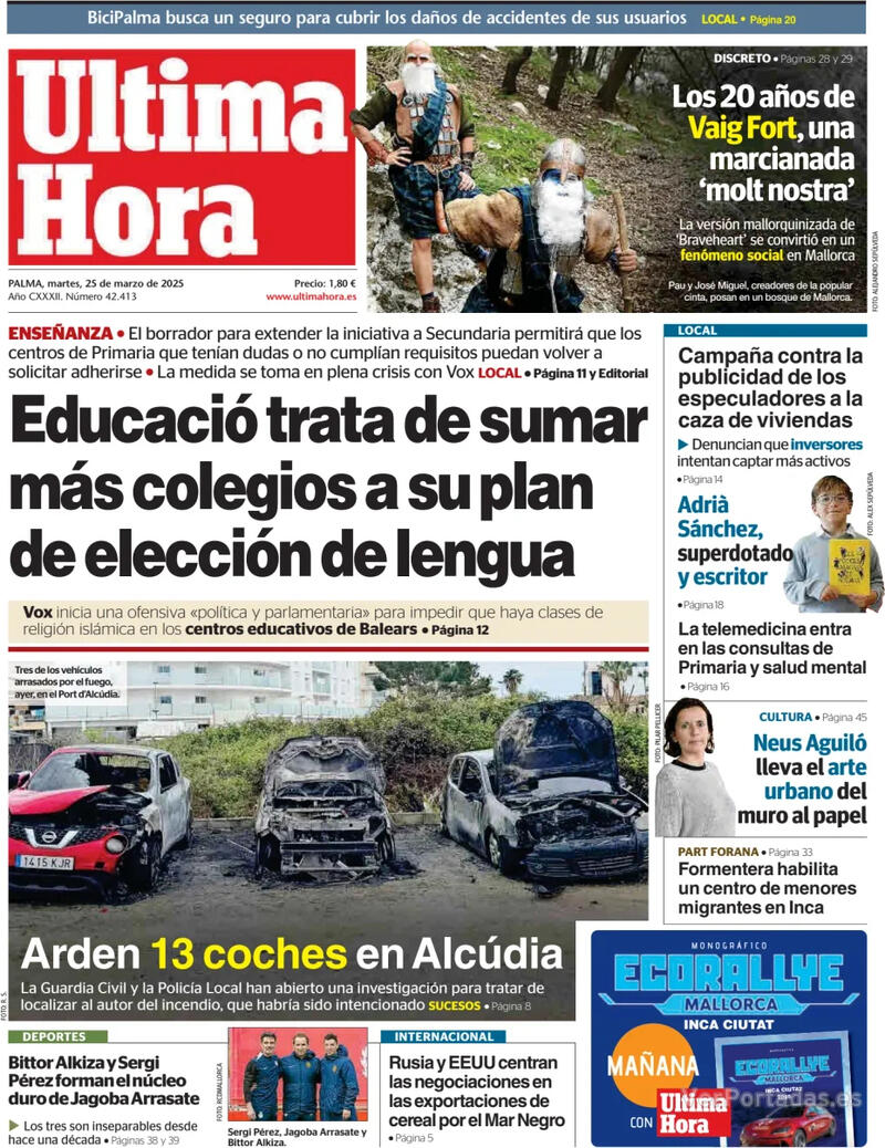 Portada Canarias 7 2025-03-25