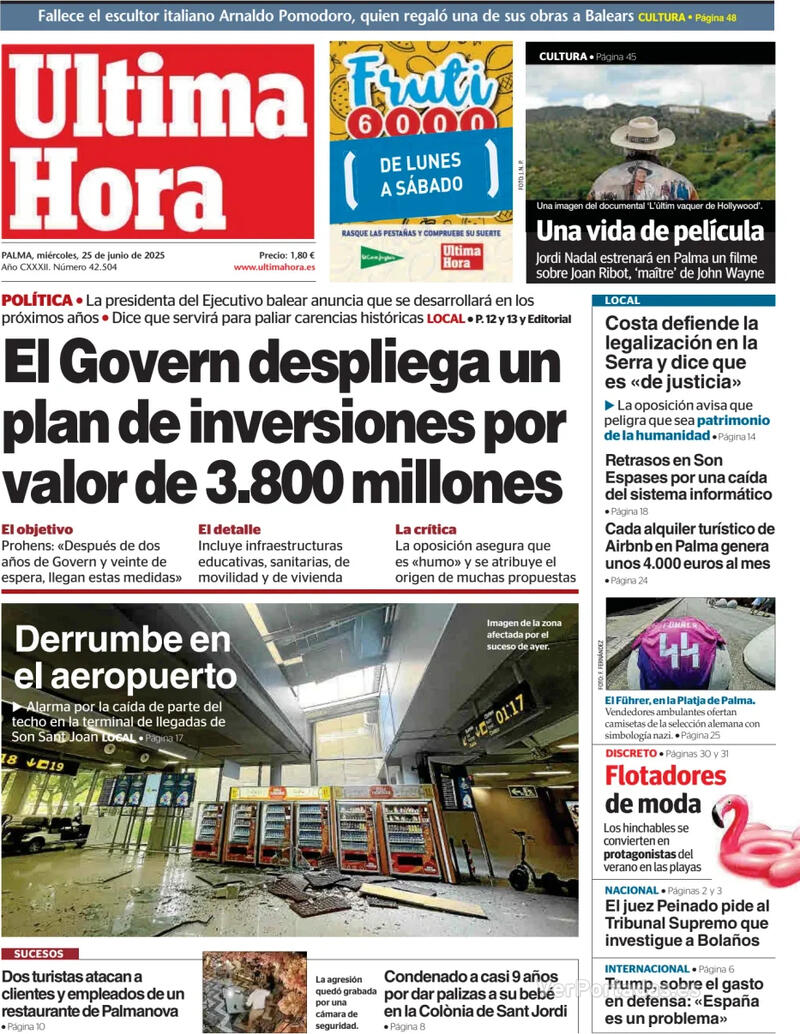 Portada Canarias 7 2025-06-25