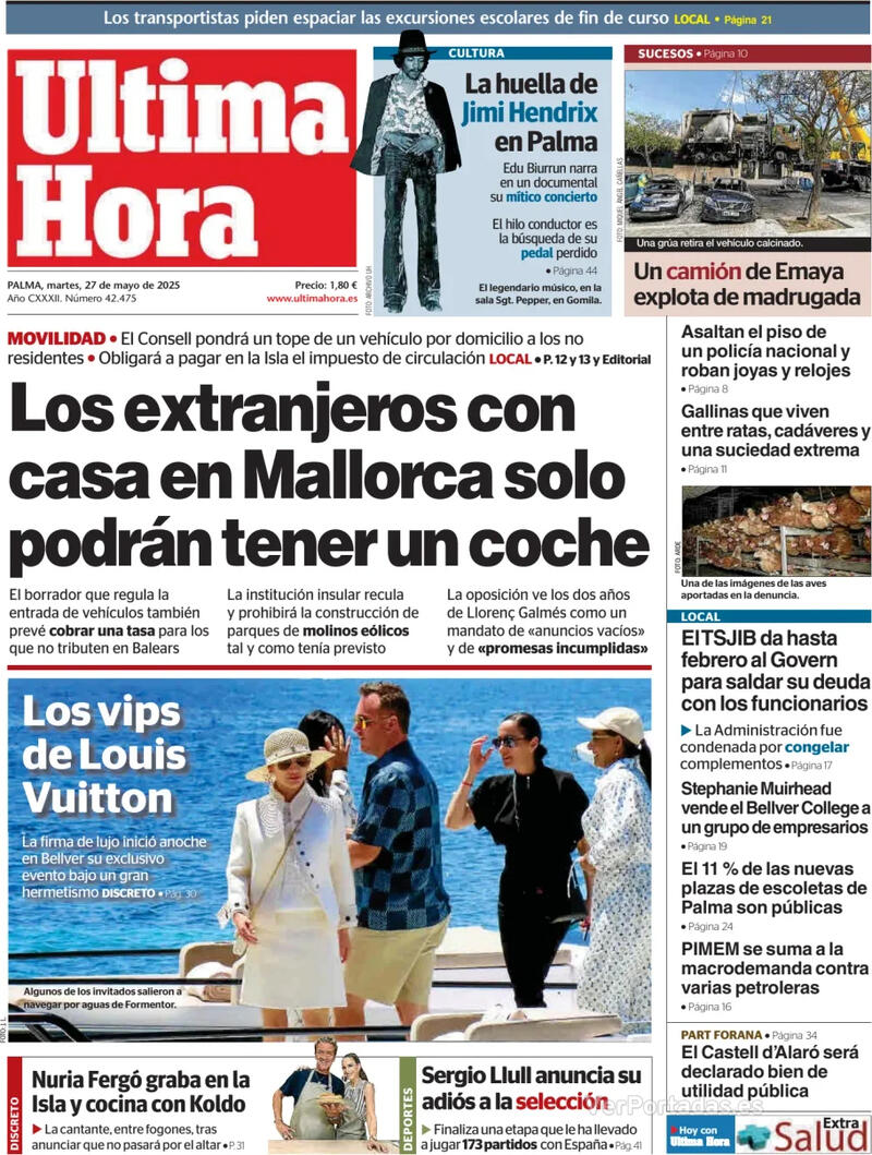 Portada Canarias 7 2025-05-27