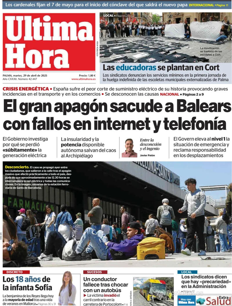 Portada Canarias 7 2025-04-29