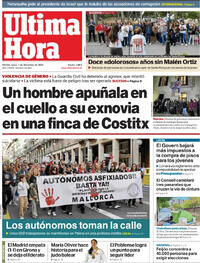 Portada Última Hora 2025-12-01