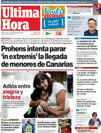 Portada Última Hora 2025-09-02