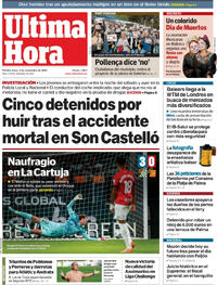 Portada Última Hora 2025-11-03
