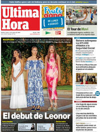 Portada periódico Última Hora