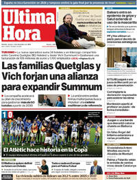 Portada Última Hora 2025-12-05