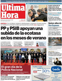 Portada Última Hora 2025-10-09