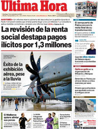 Portada Última Hora 2025-11-09